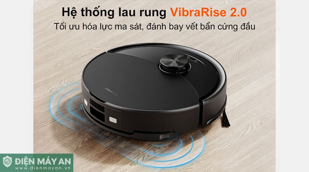 Robot hút bụi lau nhà Roborock Q10VF - Đen